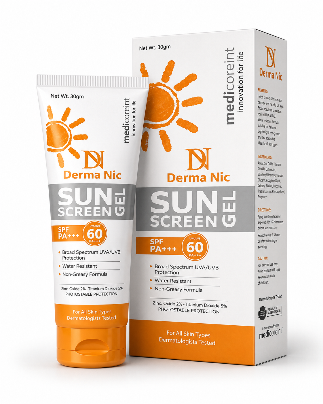 Derma Nic Sun Screen Gel